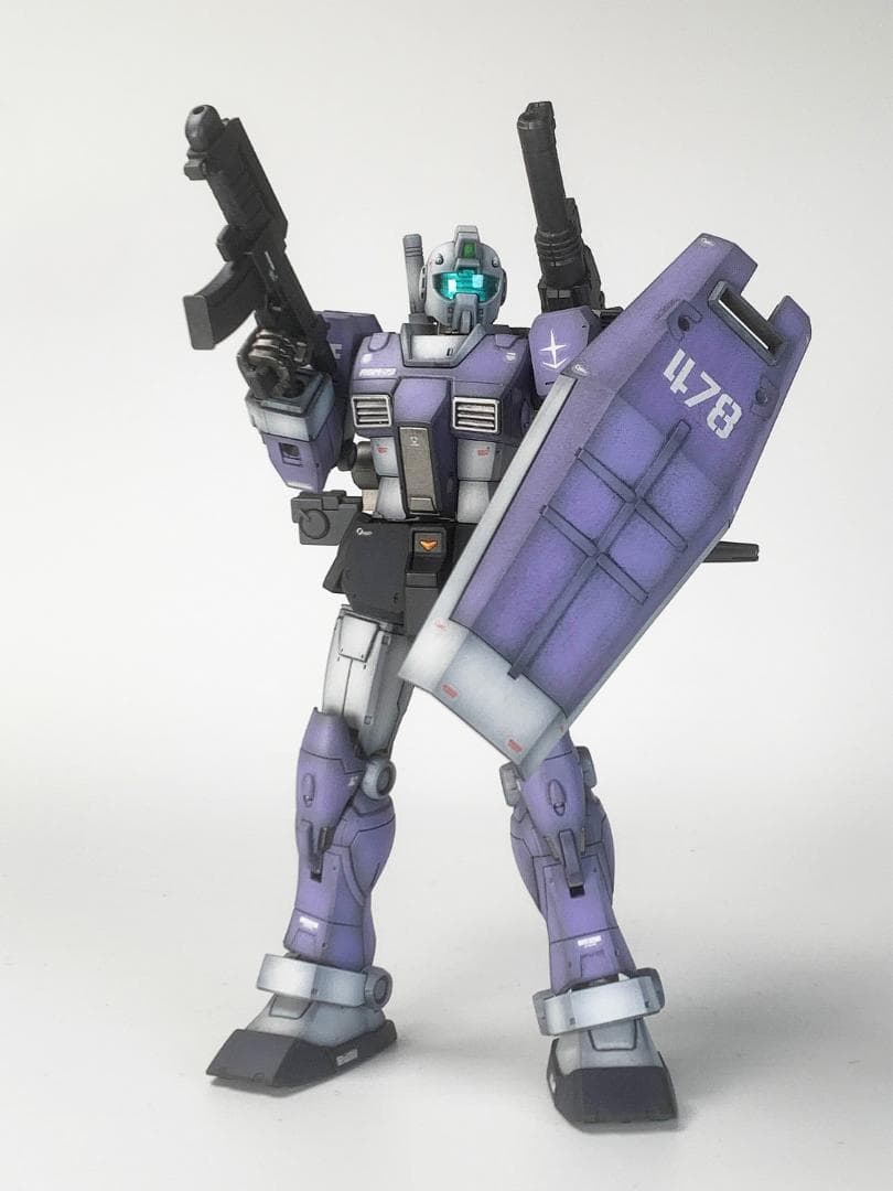 ジム(モロッコ戦線仕様)RGM-79 HG1/144 ガンプラ全塗装完成品