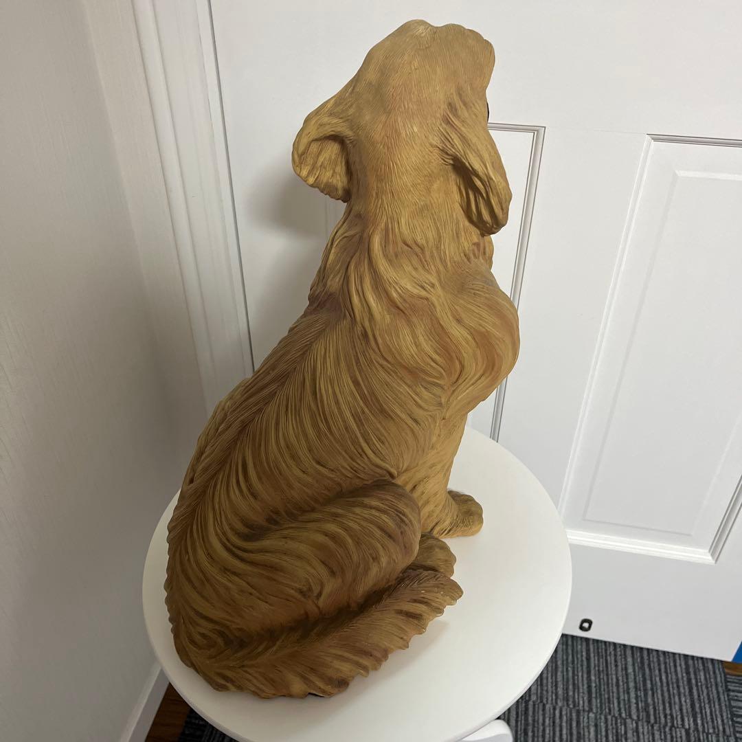 リアル　犬の樹脂製オーナメント　置物　犬　フィギュア