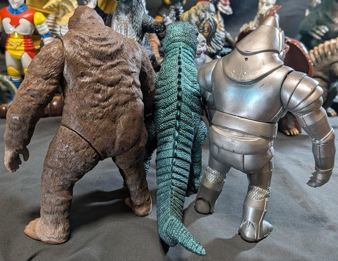 昭和ゴジラ 東宝チャンピオンまつり（バンダイ）ソフビコンプリート19体セット