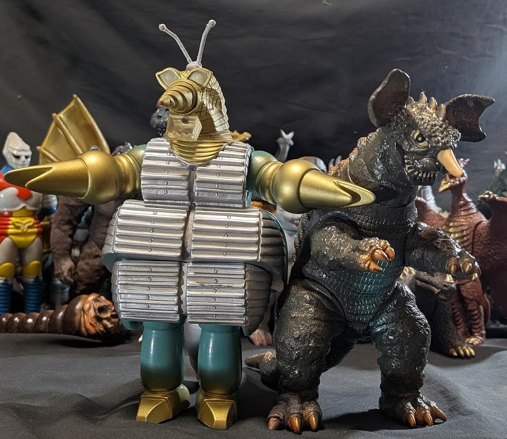 昭和ゴジラ 東宝チャンピオンまつり（バンダイ）ソフビコンプリート19体セット