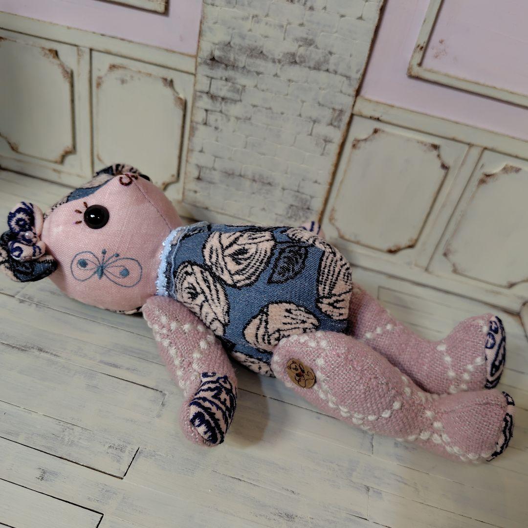 ミナペルホネン＊ハンドメイド＊ぬいぐるみ＊テディベア＊75