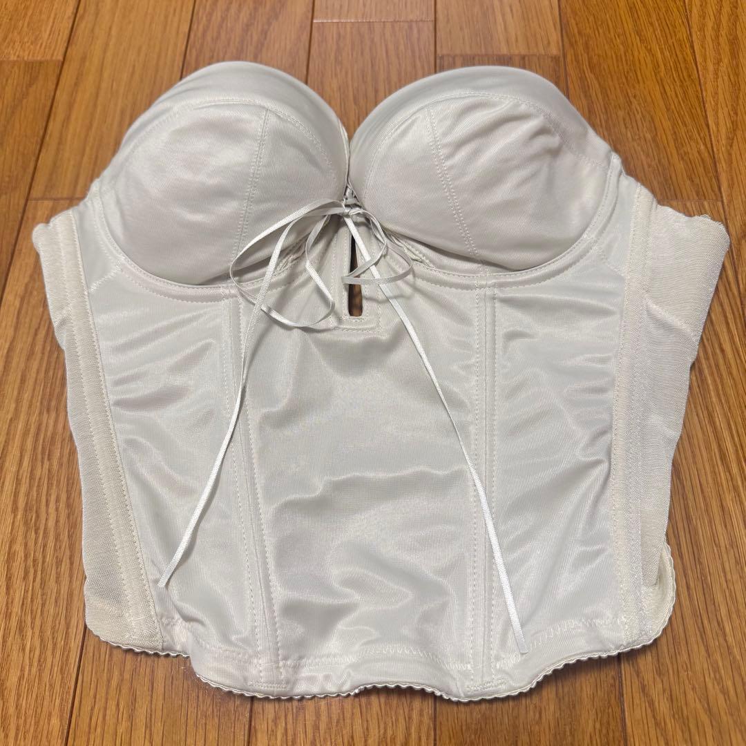 mirror mirror バックレスビスチェ、ロングガードル