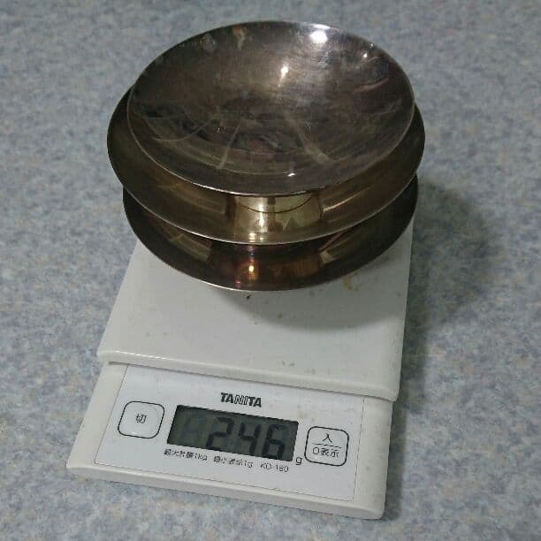 銀杯×3  246g