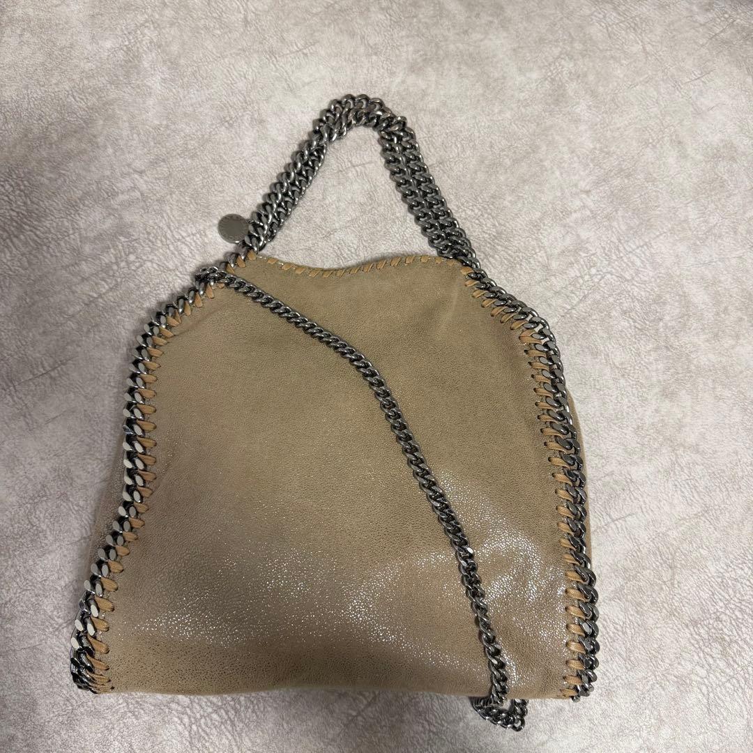 ステラマッカートニー ファラベラ チェーンショルダーバッグ ベージュ系