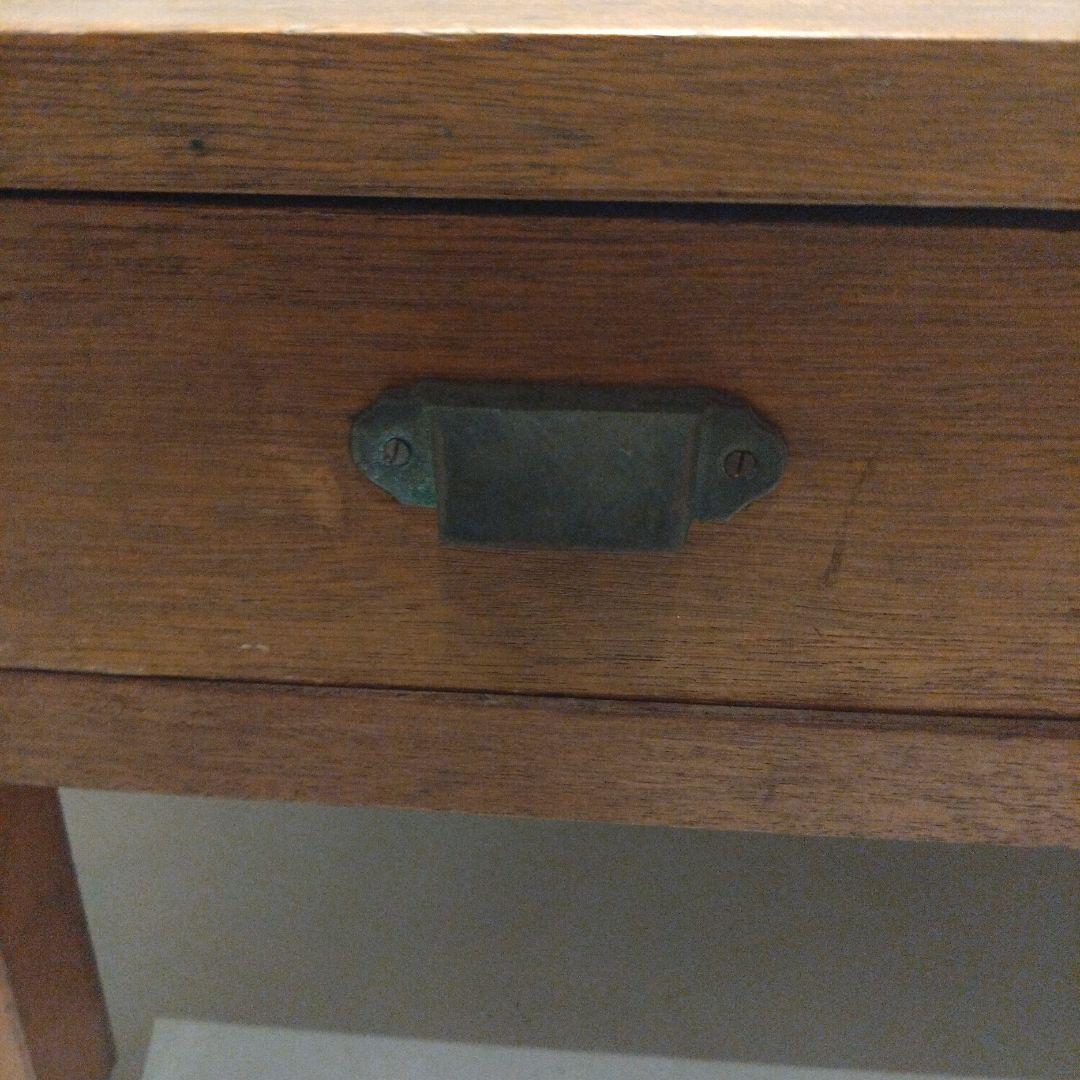 Mt4 木製座卓 2引き出し付き 昭和レトロ アンティーク 古民家 文机