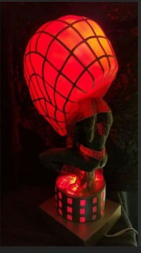 スパイダーマン　フィギュア スタンド照明
