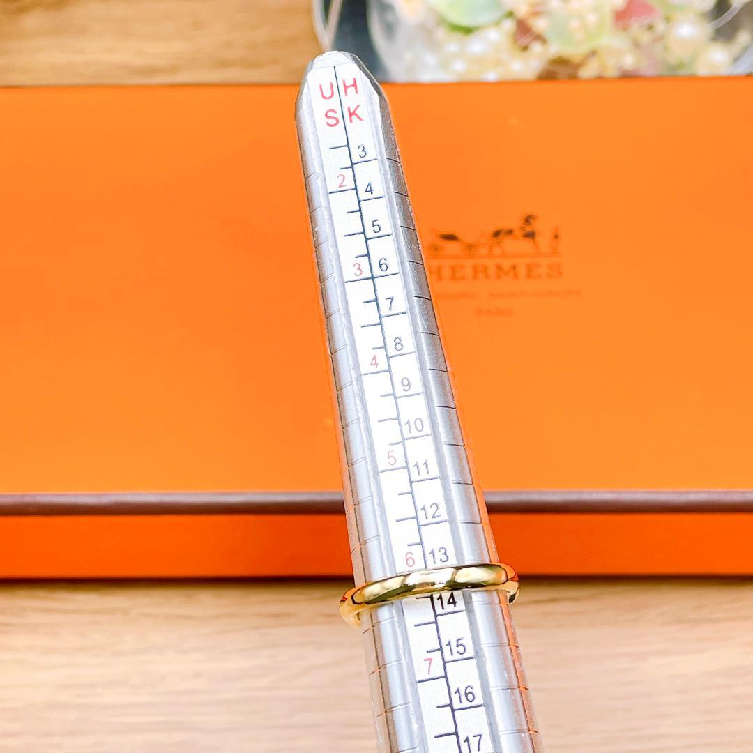 ◇エルメス◇新品仕上済 シュバルホース リング 指輪 ゴールド 12号 ブランド