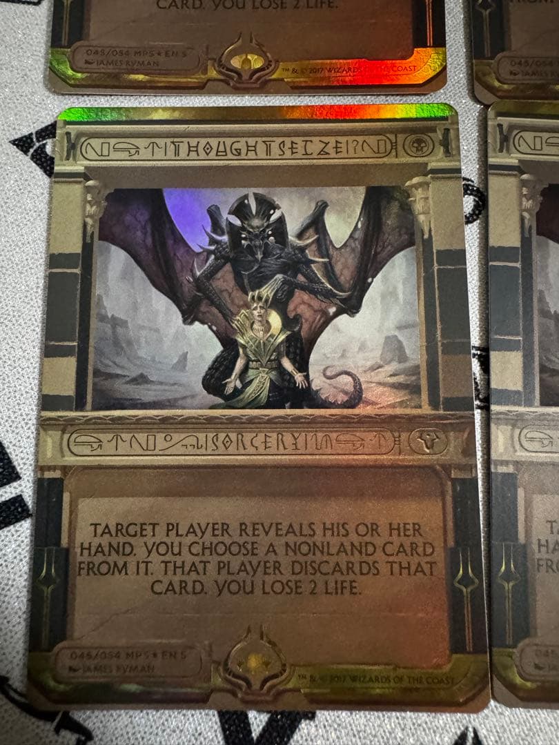 4枚セット 思考囲い foil マスターピース