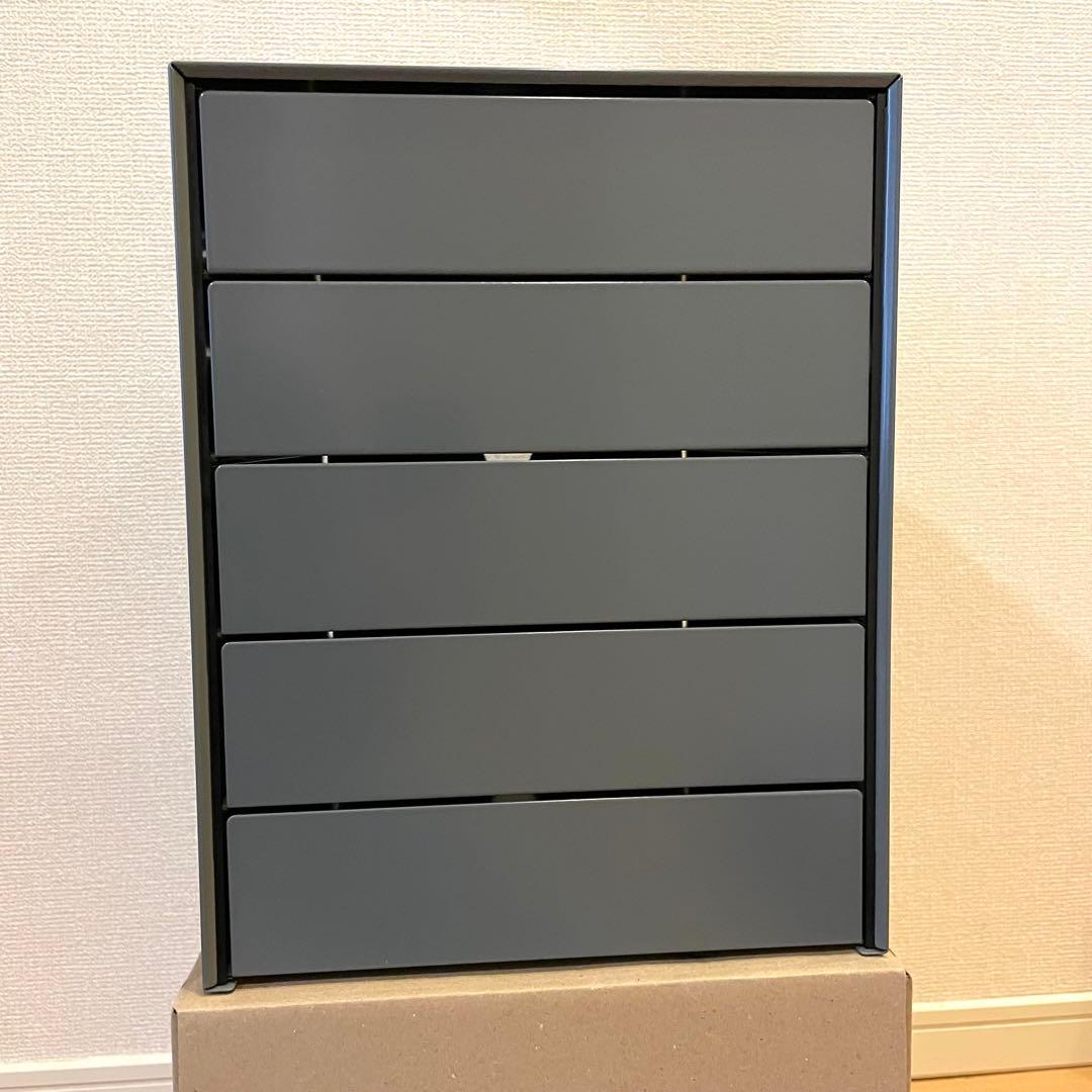 USM イノスドロワーセット 5段 ミッドグレー