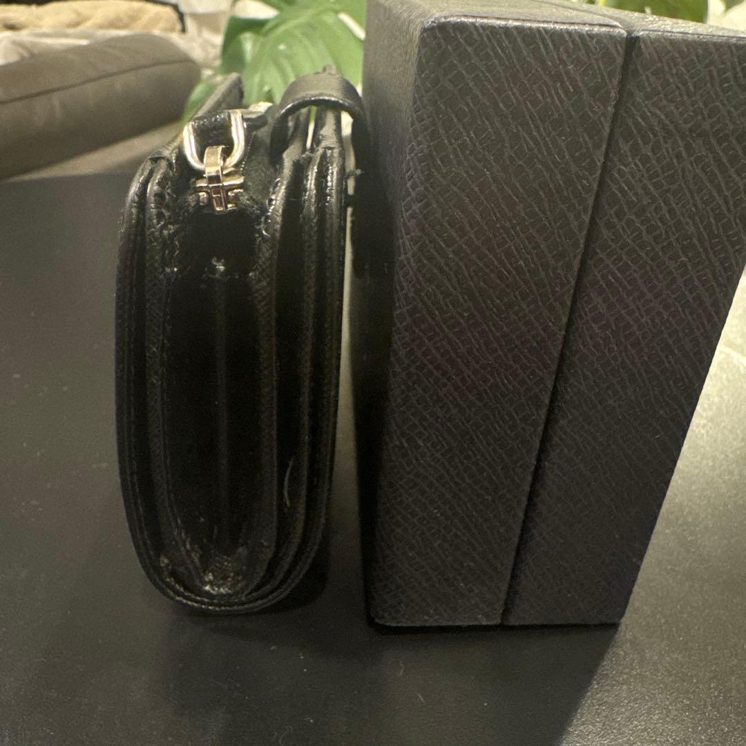 aYa PRADA サフィアーノトライアングル ウォレット