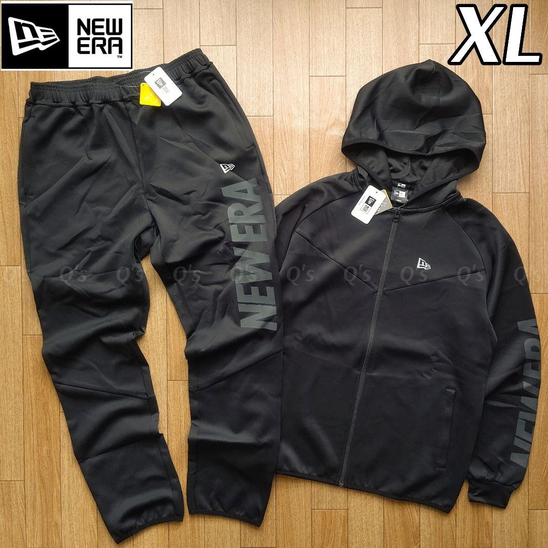 ニューエラ ジャージ 上下セット パーカー パンツ BK 新品 XL