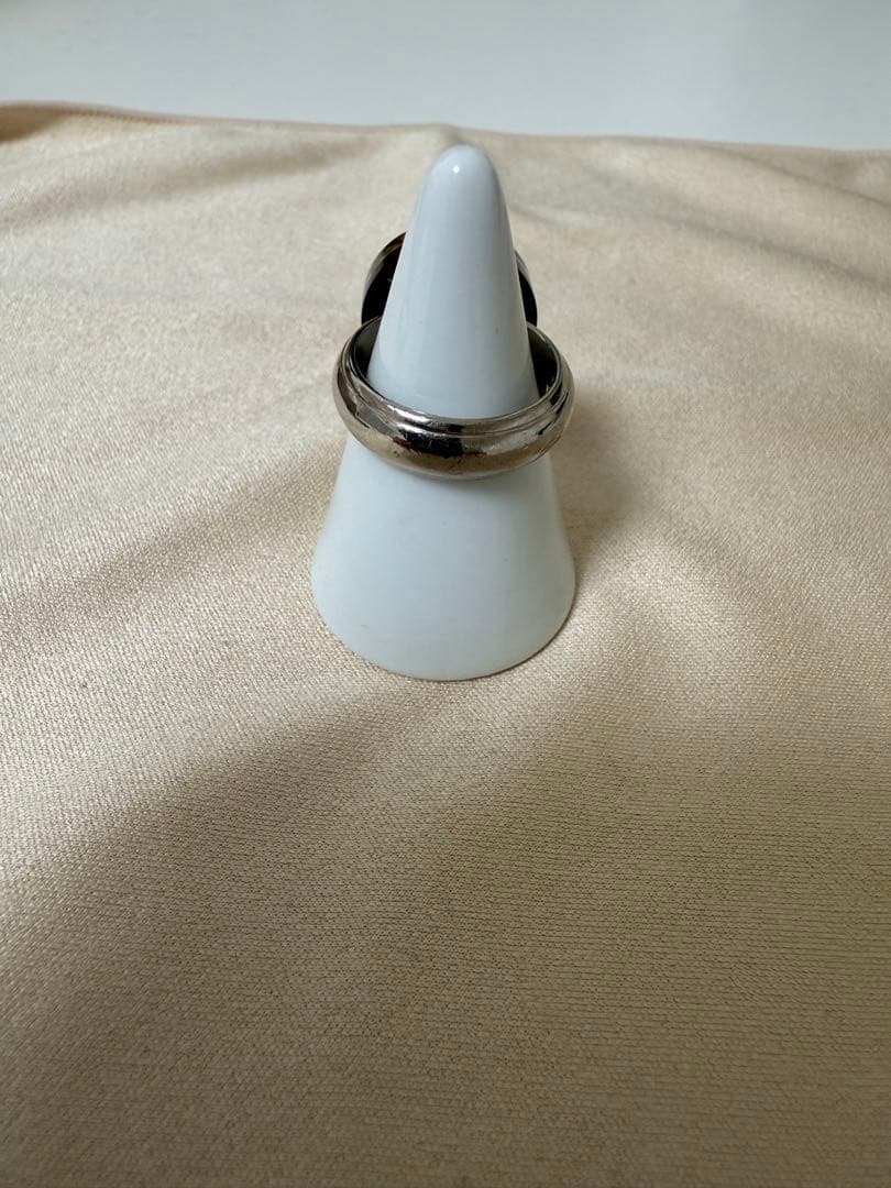 CHANEL (シャネル) ココマーク ラインストーン リボン リング 指輪