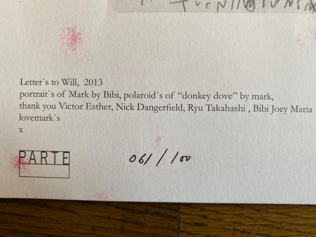 マーク・ボスウィック　100部限定　アートブック 貴重　オリジナルプリント付