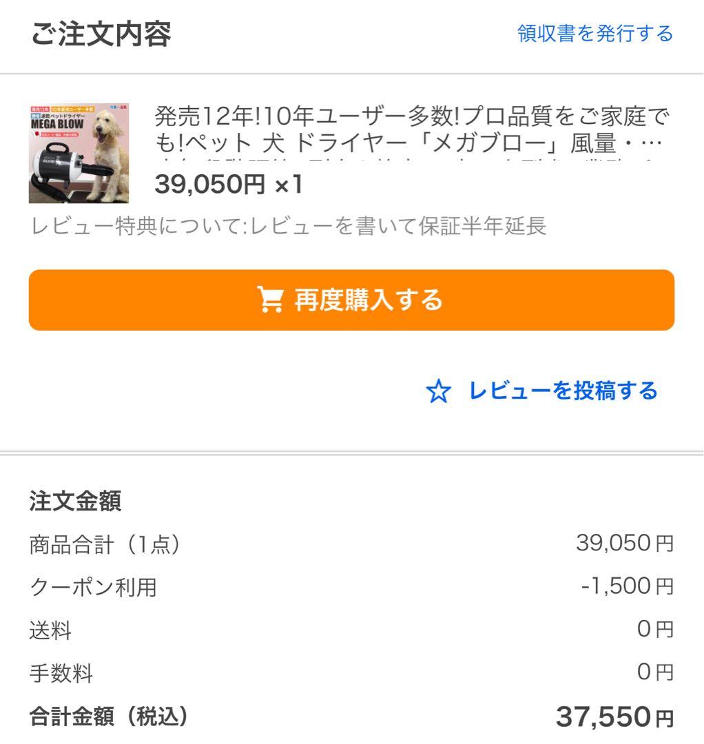 メガブロー　ドライヤー