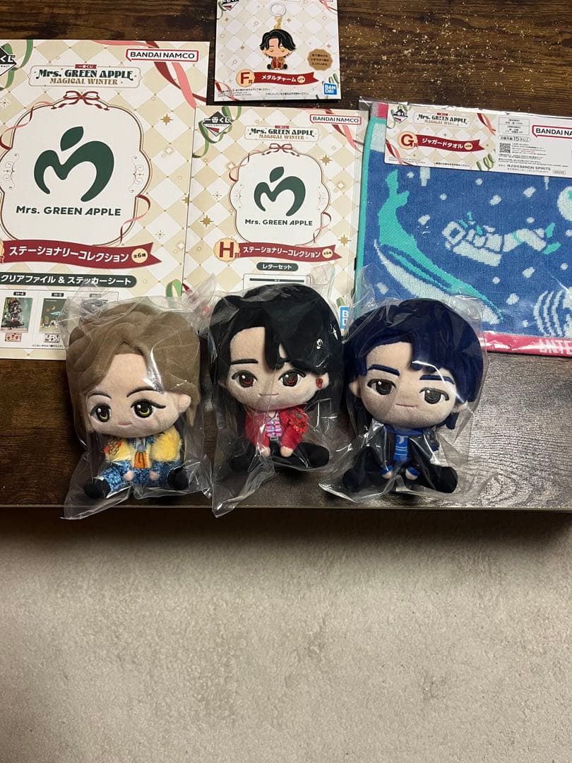 一番くじ Mrs. GREEN APPLE A賞コンプ【おまけ付き７点セット】