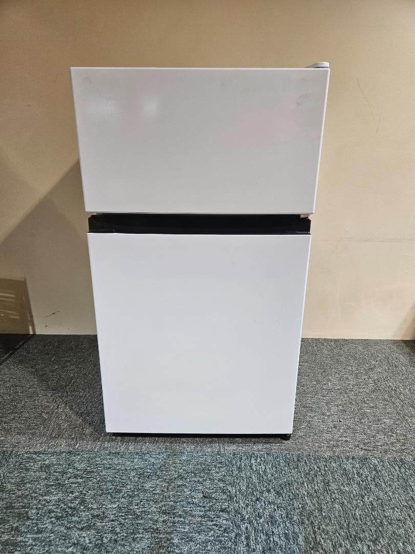 【2023年製】ハイセンス　右開き　87L 2ドア冷蔵庫 HR-B91E3W