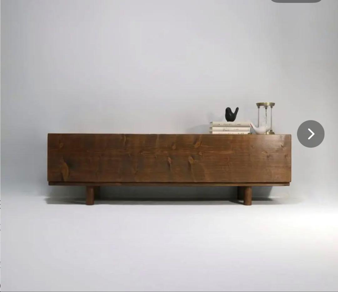 ハンドメイド　テレビボード ウォルナット