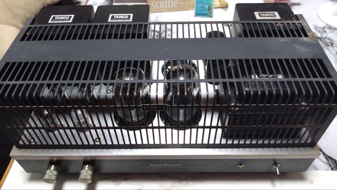 真空管式メインアンプ（キット自作品）　ジャンク出品