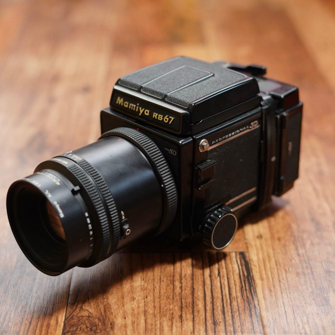 Mamiya RB67 中判カメラ 180mmレンズ付き