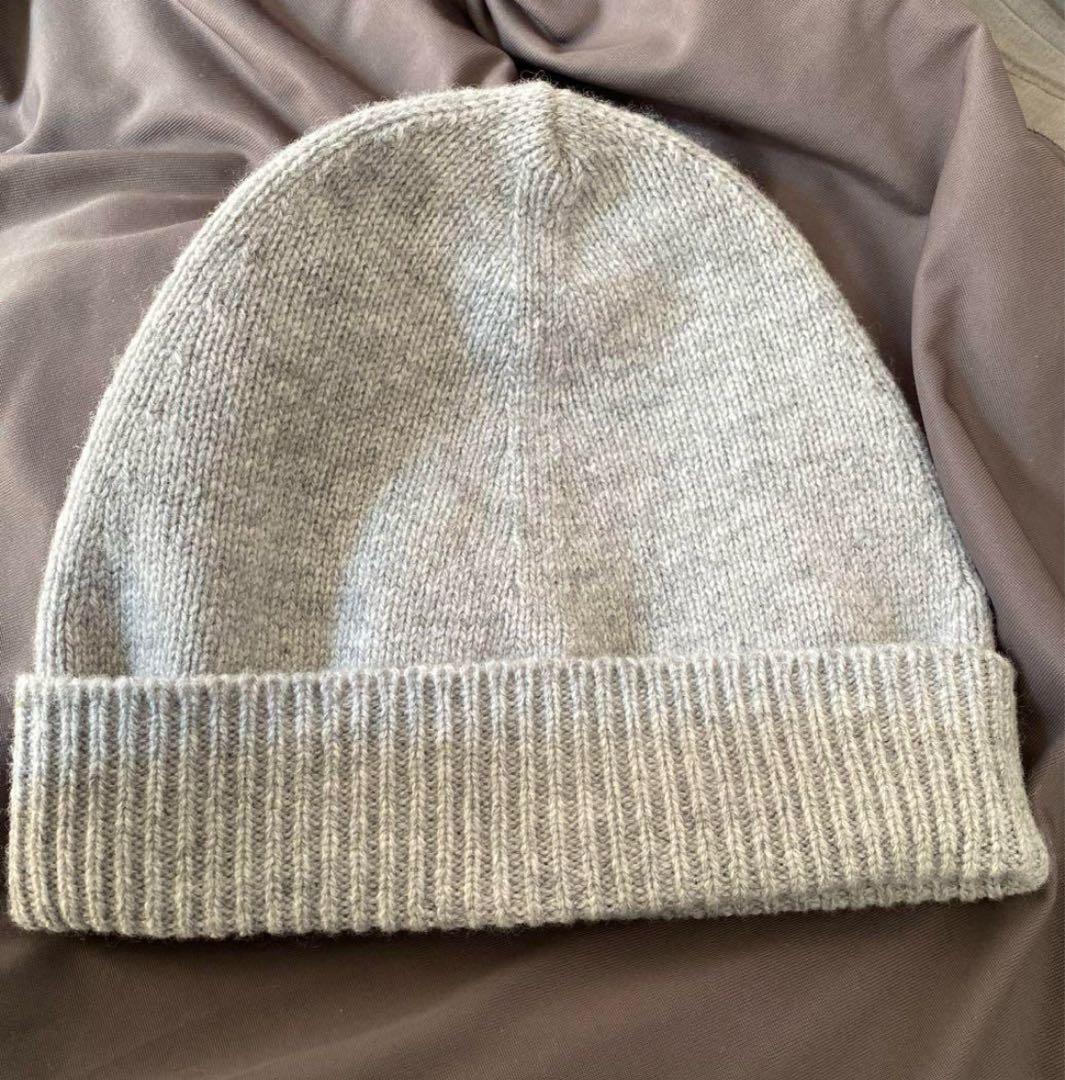 (値下げ)グレー ニット帽 Mサイズ