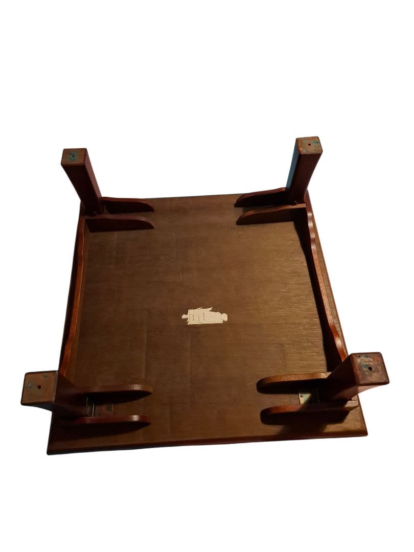 折りたたみ ちゃぶ台 正方形 75cm 昭和レトロ ローテーブル