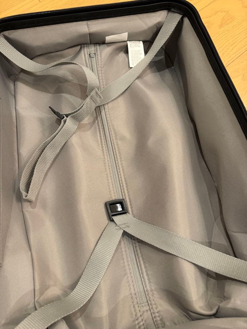 【無印良品】バーを自由に調節できる　ハードキャリーケース（36L） ネイビー