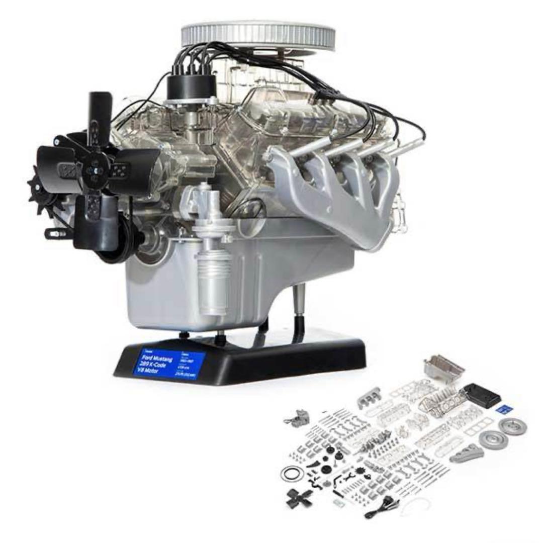 6974【未組立て】フォード マスタング V8 エンジン モデルキット 1:3