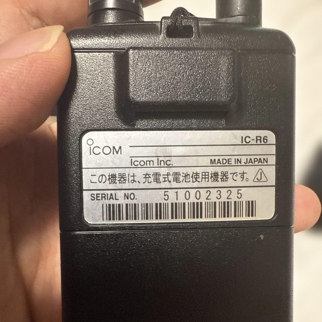 icom ic-r6 受信機
