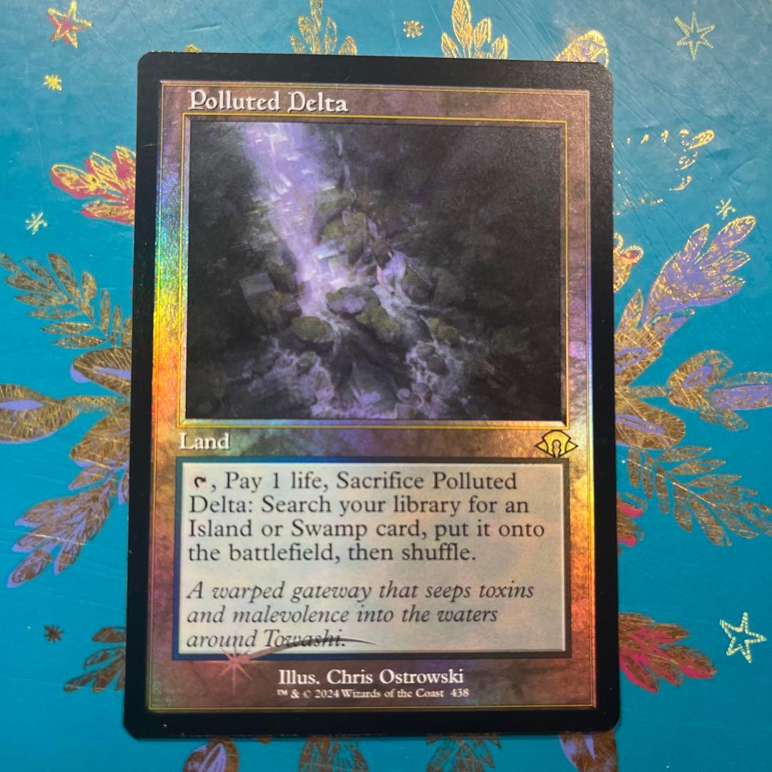 mtg 汚染された三角州　foil 英語　旧枠