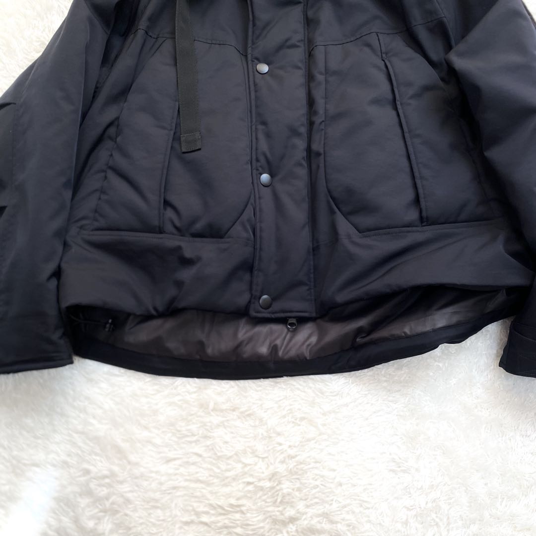 23AW AIVER イリディセントショートモンスターブルゾン　ブラック　M