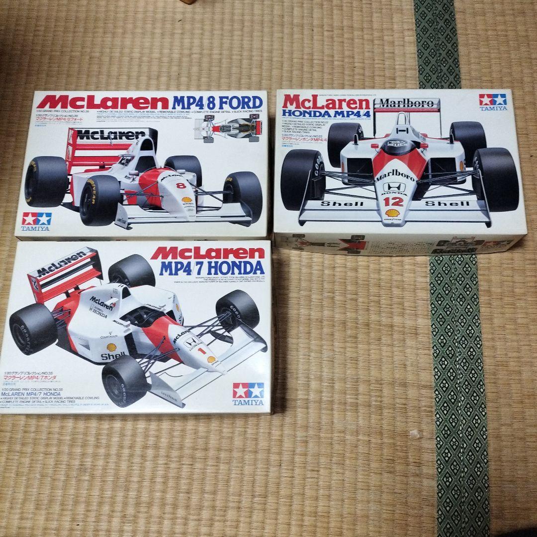 タミヤ グランプリコレクション マクラーレン 一部組み立て済み3点セット
