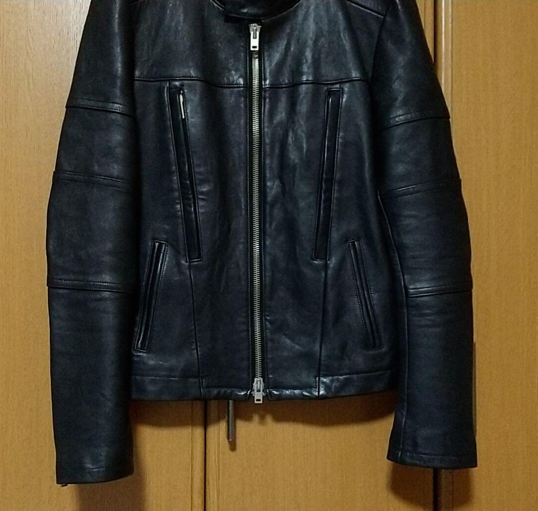 Wizard ウィザード シングルライダースジャケット サイズ2 羊革