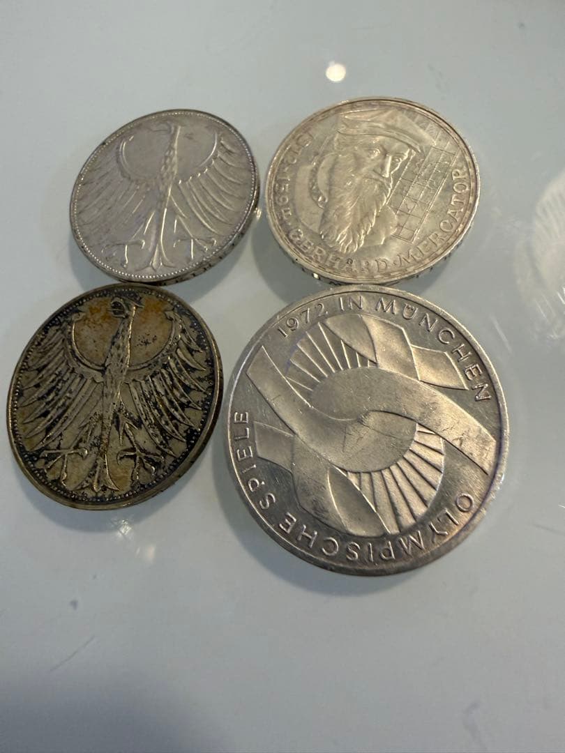 5マルク　10マルク　銀貨