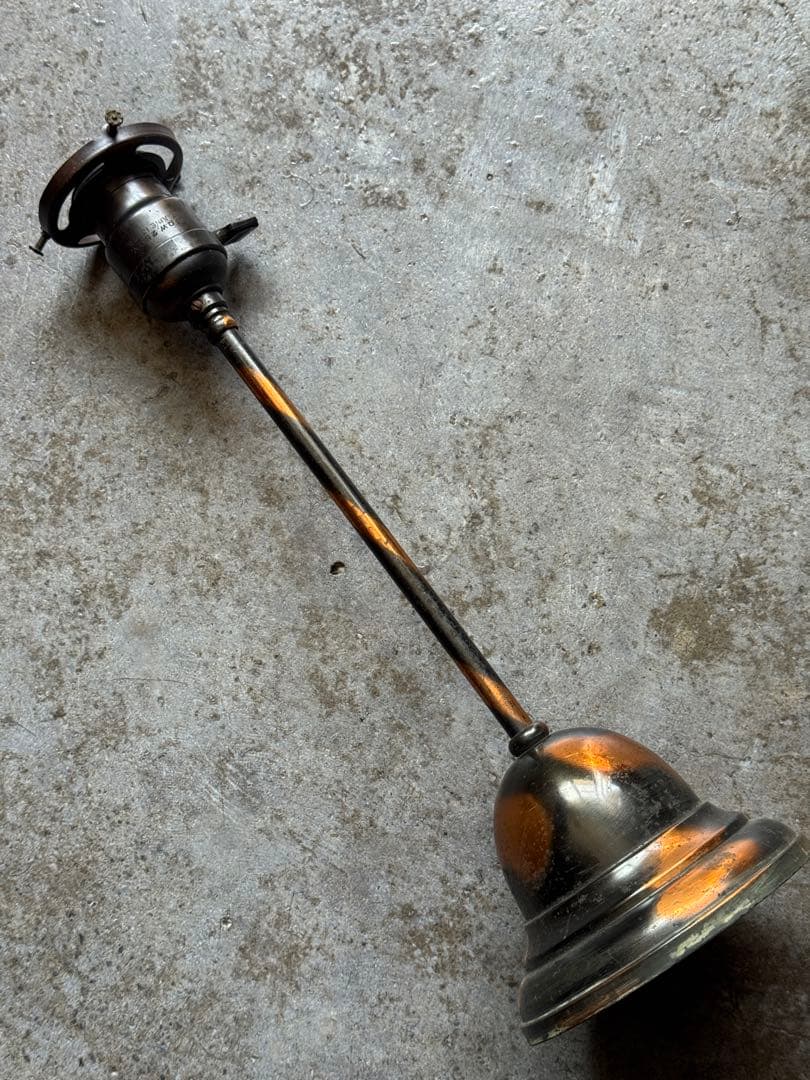 アンティーク　Japanned シーリングランプ　ジャパン　フィニッシュ