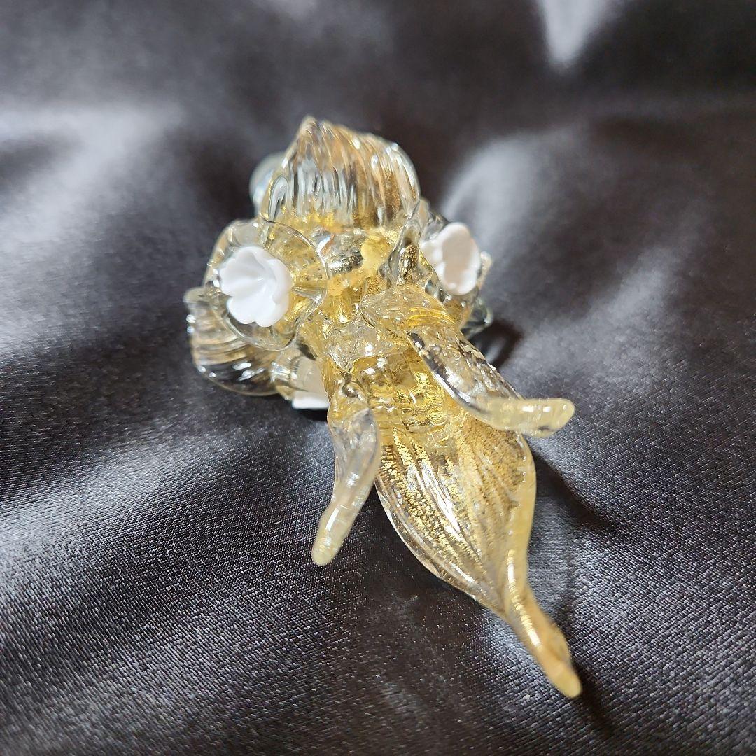 ベネチアンガラス ムラーノガラス レース柄 蓋付き オブジェ イタリア