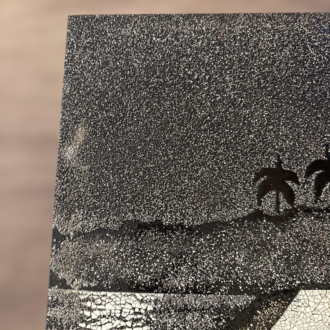 ベトナム 漆絵 ラッカーアート 40×30 卵殻装飾 風景画 インテリア