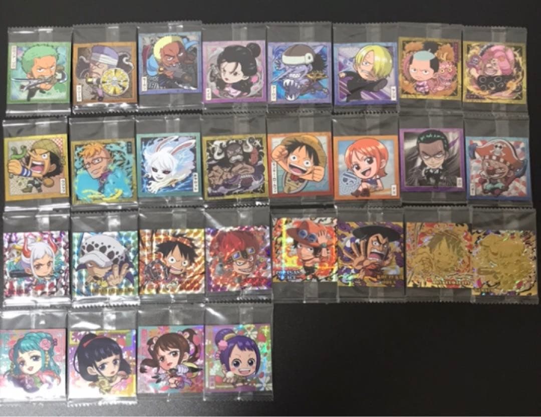 ワンピース　ウエハース　シール　大量　￼￼￼L￼og1〜7まで