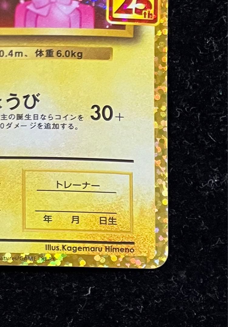 誕生日ピカチュウ 25th