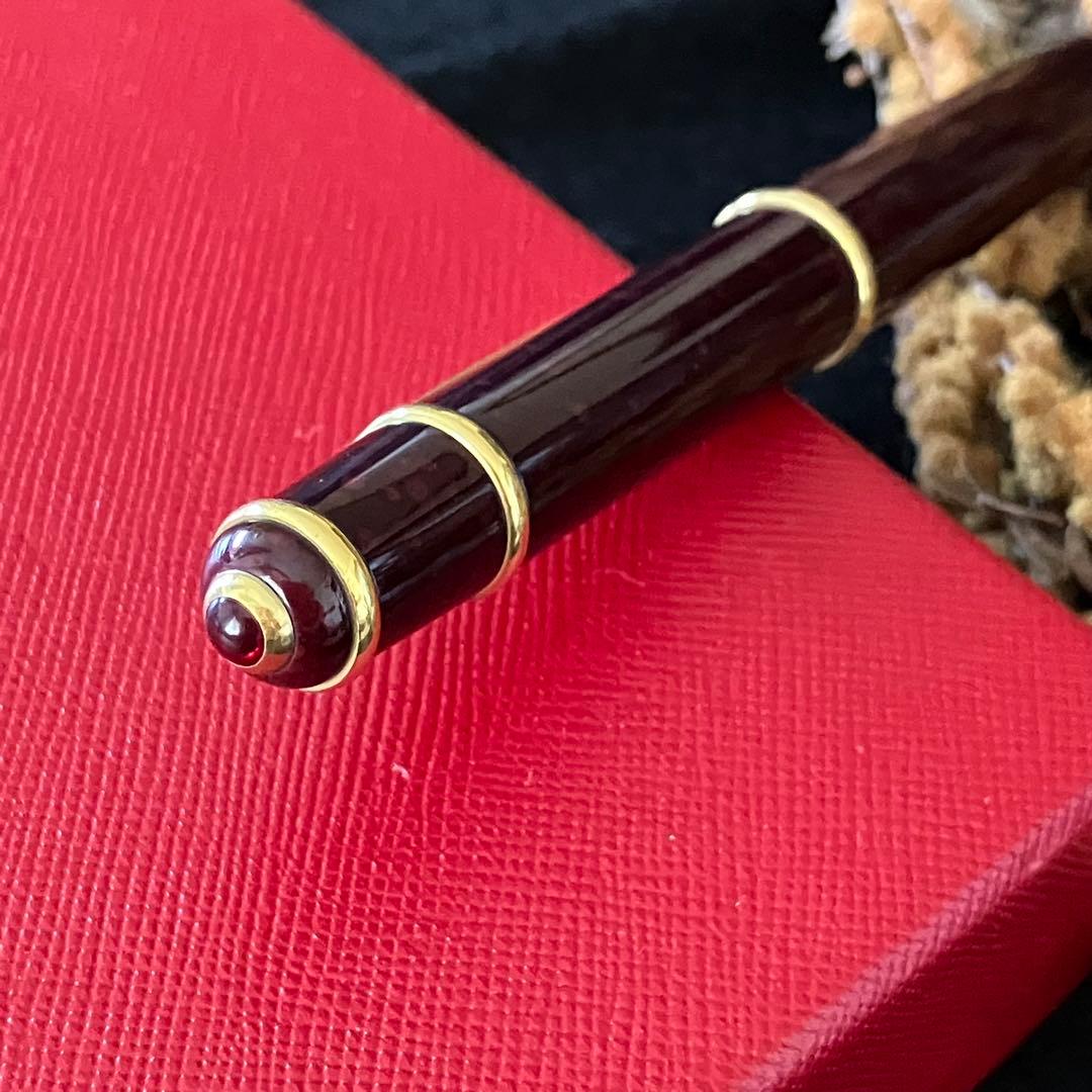 【Cartier】ディアボロ ボールペン バーガンディレッドラッカー仕上げ