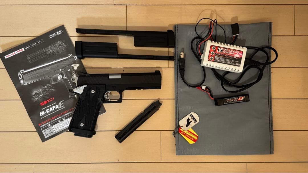【Hi-Capa E 】100発マガジン&バッテリー付き
