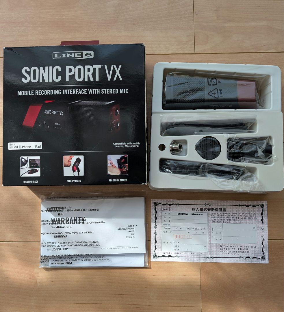 [新品未使用]LINE 6 SONIC PORT VX インターフェイス