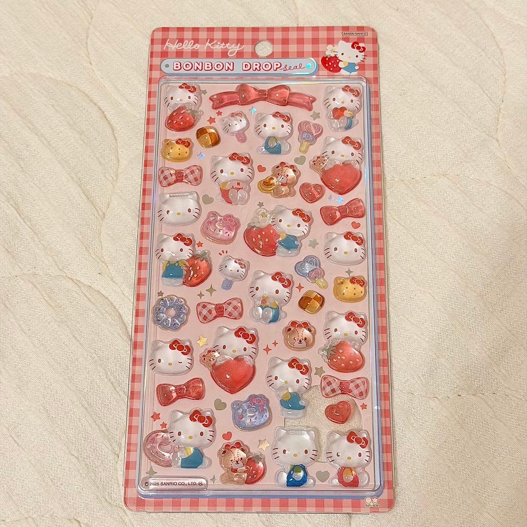 正規品 サンリオ ボンボンドロップシール 第1弾(3種)＆第2弾(3種)セット