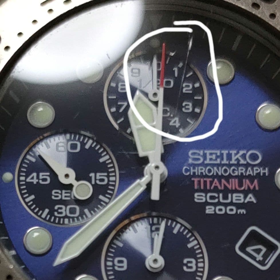 SEIKO セイコー クロノグラフ ダイバースキューバ 7T92-0BD0