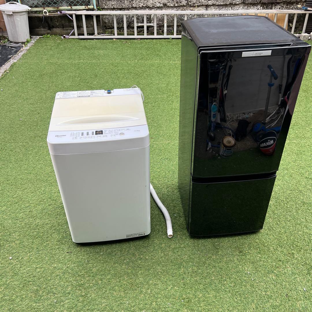 【横浜・川崎】146L冷蔵庫・5.5Kg 洗濯機　家電セット 新生活　簡易乾燥
