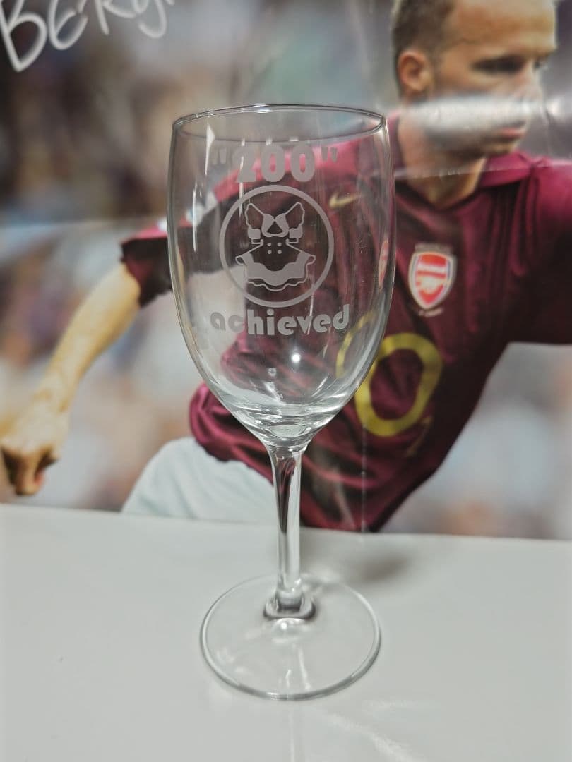 @ほぉ～むカフェ　ランクアップ記念グラス　非売品