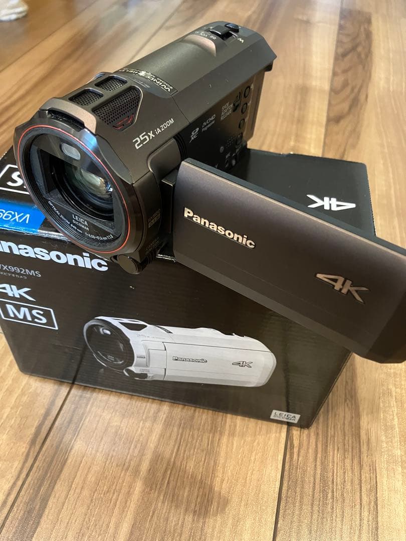 【美品】Panasonic 4Kビデオカメラ HC-VX992MS ブラウン