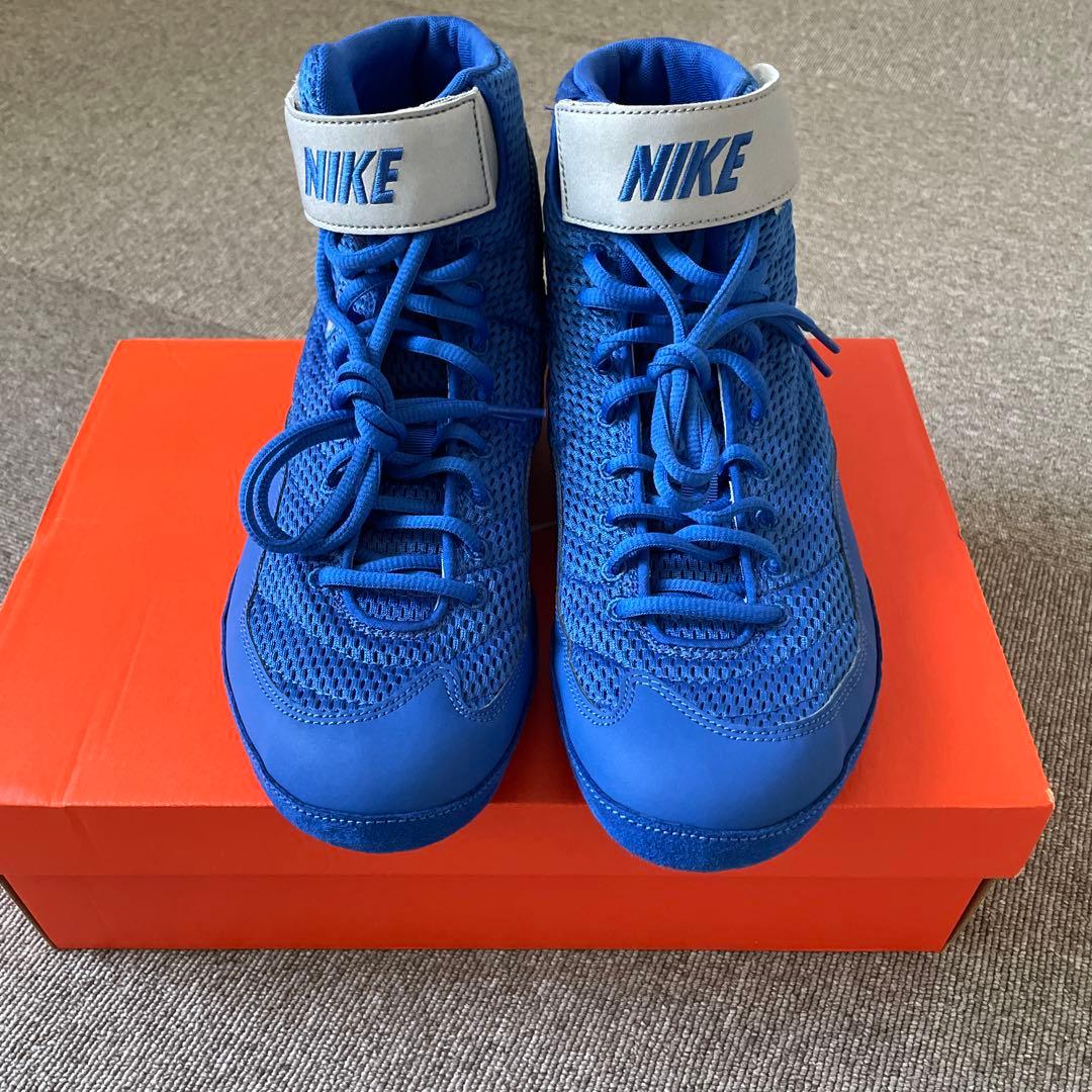 ナイキ・インフリクト [ブルー/シルバー］ 青 ハイカット28.0cm