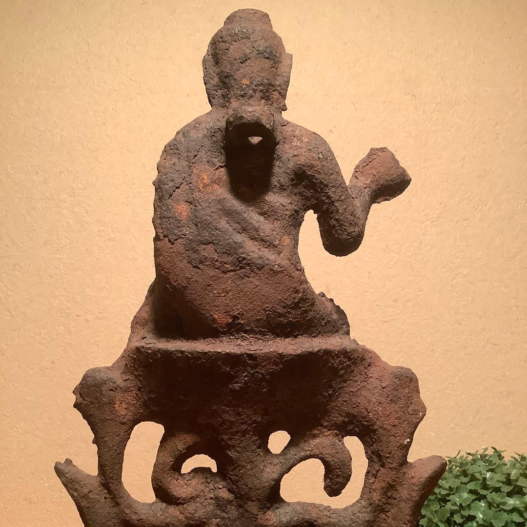 朝鮮・高麗仏「釋迦摩尼像古鉄仏」朝鮮三国・高句麗・百済・新羅・古鉄発掘仏