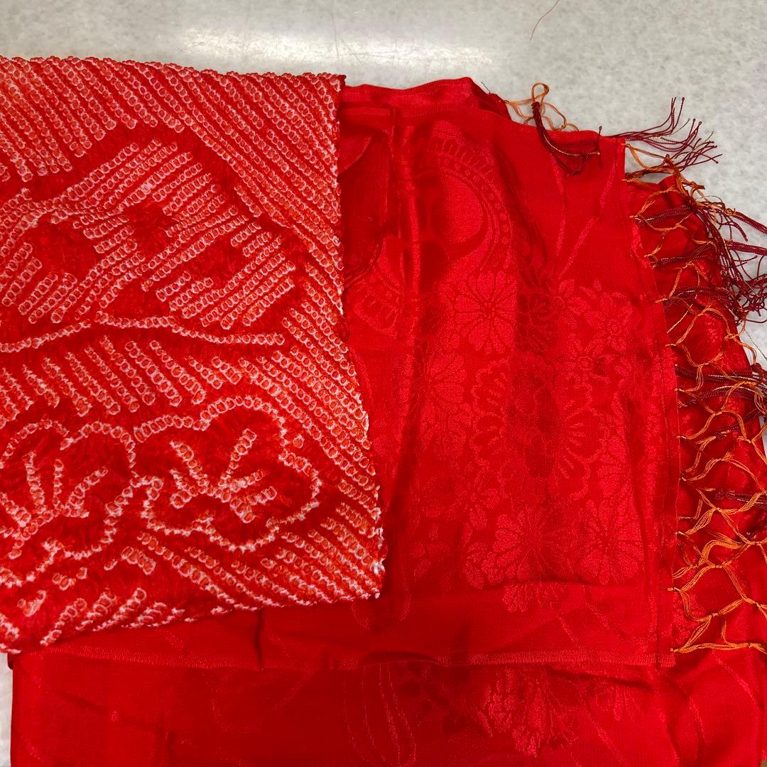 七五三着物 帯セット　ピンク　7歳