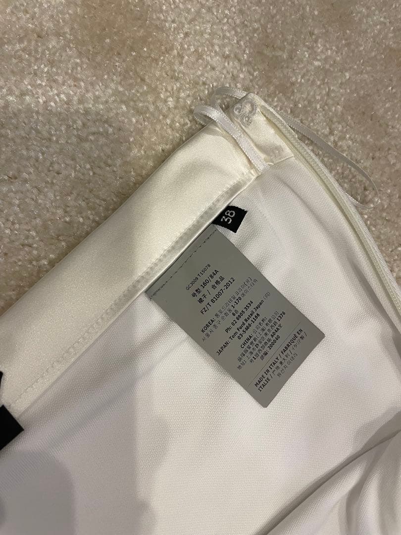 TOM FORD ホワイト タイトスカート